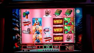 Invaders Planet Wombat Slot Machine Bonus Round WMS [upl. by Hollenbeck205]