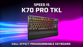 CORSAIR K70 PRO TKL Gaming Keyboard Official Introduction [upl. by Ewer]