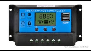 How to use solar charge controller 2020 See How To Set Up PWM 30A 20A 10A Solar Charge Controller [upl. by Olihs38]