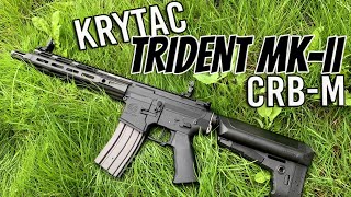 Krytac Trident MKII CRBM  BEST quotOUT OF THE BOXquot AIRSOFT AEG  Airsoft Unboxing amp Review [upl. by Aleina]