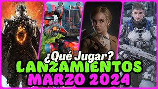 Llega el GOTY  Lanzamientos MARZO 2024 🚀 ¿QUÉ JUGAR 🔥 coop shooter survival horror rpg [upl. by Ellennoj309]