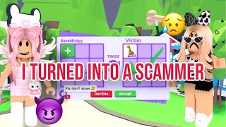 I Became An Adopt Me Scammer For 24 HOURS Roblox [upl. by Annek]