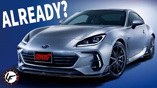 Subaru is ALREADY giving the quotSTiquot treatment to the 2022 BRZ [upl. by Donnell]