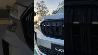 First look 2024 Skoda Kodiaq Sportline illuminated grille [upl. by Bendicty]