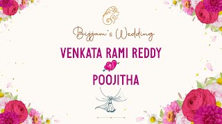 Live streaming Of Bijjams Wedding  Venkata Rami Reddy 💕 Poojitha [upl. by Franny]