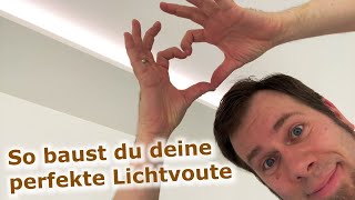 Lichtvoute selber bauen Perfekte Lichtvoute im DIYTutorial  Deckenbeleuchtung mit LEDProfil [upl. by Carmina180]