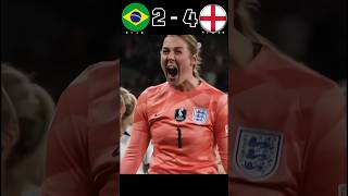 England 11 Brazil  Full Penalty Shootout 42 Penalties Womens HDYouTube · [upl. by Ynad]