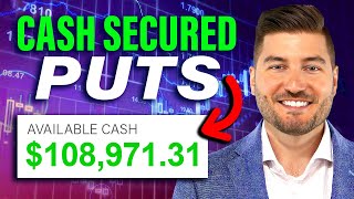 How To Sell Cash Secured Puts  Step By Step Tutorial [upl. by Elleuqram887]