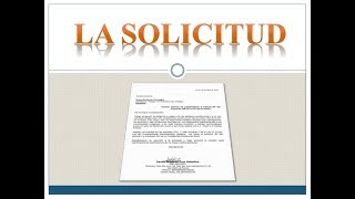 la solicitud formal [upl. by Musser]