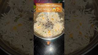 White Pearl Momos ll No Maida shorts momos snacks food [upl. by Martell]