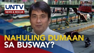 Sen Bong Revilla itinanggi ang ulat na nahuli umano ang kanyang convoy na dumaan sa EDSA Busway [upl. by Garlaand616]