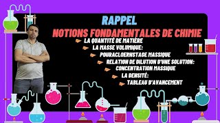 Rappels  grandeurs physiques en chimie [upl. by Airaet]