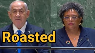 Barbados PM’s extraordinary reply to Netanyahu for selective use of Bible in UN  Janta Ka Reporter [upl. by Phineas139]