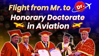 Thames University Grants Honorary Doctorate in Aviation  Aimlay [upl. by Carlick]