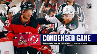 Arizona Coyotes vs New Jersey Devils  Oct 13 2023 HIGHLIGHTS [upl. by Rickey]