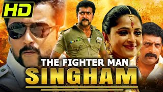 The Fighterman Singham Singam South Action Hindi Dubbed Movie Suriya Anushka Shetty Prakash Raj [upl. by Aleekahs]