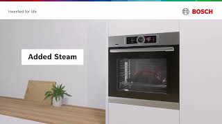 Bosch Oven Features  Added Steam [upl. by Azer]