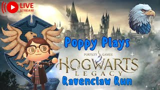 Ravenclaw Run 🦅💙🧡 Achievement Hunting and Trying to 100 the game  Poppy Plays Hogwarts Legacy 🏰🪄 [upl. by Nerehs]