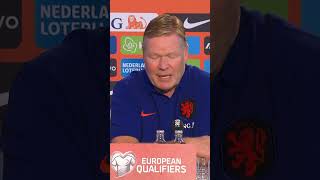 Ronald Koeman Mark Flekken keept tegen Griekenland 🧤  1Limburg [upl. by Gemoets881]