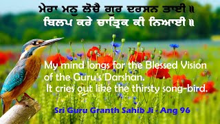 Mera Man Loche Gur Darshan Tayi Gurbani Bhai Narinder Singh Ji Hazoori Ragi New Shabad Kirtan 2020 [upl. by Ayocal]