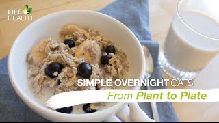 Simple Overnight Oats [upl. by Nyral805]