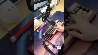 Tecsee Purple Panda Tactile Switches keyboard keebs keeb mechanicalkeyboard [upl. by Erick]