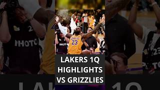 Lakers DOMINATE in 1st Quarter vs Memphis Grizzlies [upl. by Eeryn]