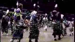 Powwow switch dancing 2  Native American Indians [upl. by Enelyk]