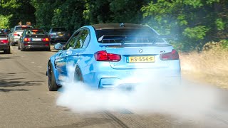 MODIFIED BMWs Arriving  M5 F90 HCP M3 E36 LOUD amp SLOW Cars M6 V10 Eisenmann Stage 2 M3 F80 [upl. by Wylma378]