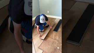 Lvp flooring installation construction remodel diy fyp foryoupage trending satisfying work [upl. by Weisburgh]