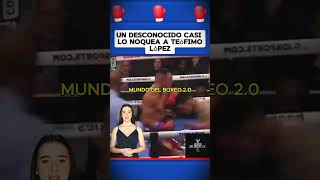 Un desconocido casi lo noquea a Teófimo López boxeo boxing box [upl. by Petracca634]