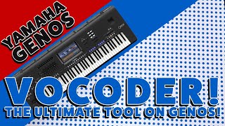 Yamaha Genos Vocoder Demo and Tutorial [upl. by Ailhad]