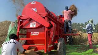 Paddy thresher machine trending farming paddy youtube [upl. by Kingsly]