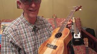 Concert Ukulele With Baritone Strings Tuned Low GCEA [upl. by Yenttirb]