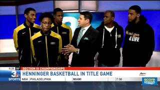 Henninger Basketball live on NBC3 [upl. by Enhpad]