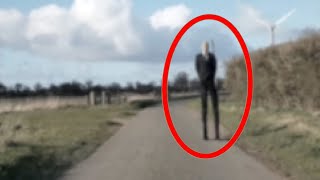 5 Scariest Slenderman Sightings Caught On Dashcam [upl. by Pownall]