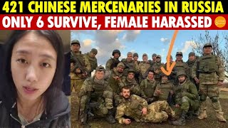 421 Chinese Mercenaries in Russia Just 6 Left—99 Killed Female Influencer Harassed by Soldiers [upl. by Luisa375]