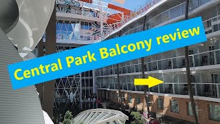 Utopia of the Seas Central Park Balcony review We booked the contraversal balcony stateroom [upl. by Ahseikram171]