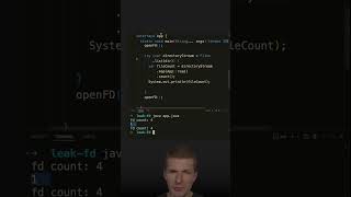 The Fileslist Resource Leak java shorts coding airhacks [upl. by Eelarual]