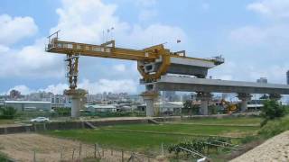 Type I Full Span Launching 820Ton Box Girder [upl. by Trow]