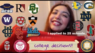 COLLEGE DECISION REACTIONS 2024  privates ivies ucs csus [upl. by Thorsten]