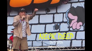 NECK DEEP – motion sickness liveEJEKT FESTIVAL Athens 2472024 [upl. by Lucie]