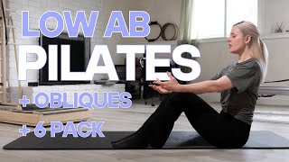 Day 27 of 31  Pilates Challenge  Low Abs Obliques  6 Pack Abs Focus  No Equipment [upl. by Adnohs]