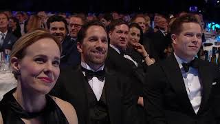 Idrottsgalan 2018 årets lag Tre Kronor ishockey [upl. by Barbette]