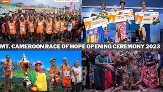 CULTURAL DISPLAY  OPENING CEREMONY OF MOUNT CAMEROON RACE OF HOPE 2023 amp RACE PROPER IN BUEA🇨🇲 [upl. by Adaminah]