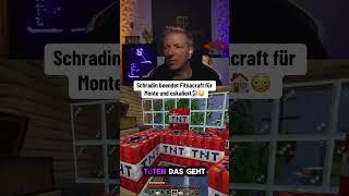 Schradin beendet Fitnacraft für Monte und eskaliert🏠😳 minecraft twitch clips montanablack fy [upl. by Adigirb785]