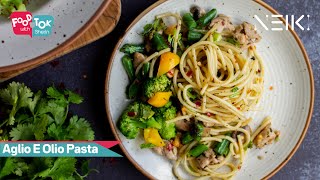 Healthy Spaghetti Aglio E Olio Recipe  Quick And Easy Aglio E Olio [upl. by Goldstein855]