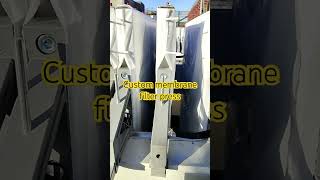 Custom membrane filter press equipment filterpress filterpressplate industrialfilters machine [upl. by Earal]