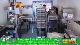 TORTIMAQ 3338076951 Proceso Automatizado Para Tortilla de Harina de Trigo  Negocio Rentable [upl. by Teraj]