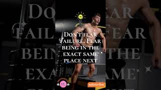 ✌️Don’t fear failure Fear being in the exact same place next year  motivational motivational [upl. by Tallia]